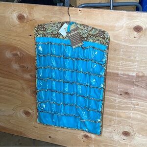 WHIT Blue and Brown Jewelry Organizer